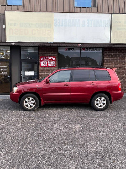 2003 Toyota Highlander for sale at Xen Motors Inc. in Hicksville, NY