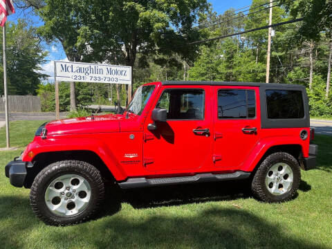 2014 Jeep Wrangler Unlimited for sale at McLaughlin Motorz in North Muskegon MI