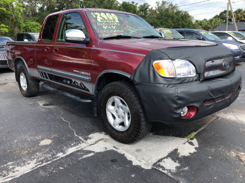 2003 Toyota Tundra for sale at RIVERSIDE MOTORCARS INC - Main Lot in New Smyrna Beach FL