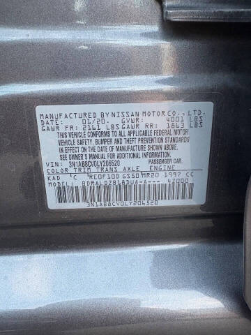 2020 Nissan Sentra SV