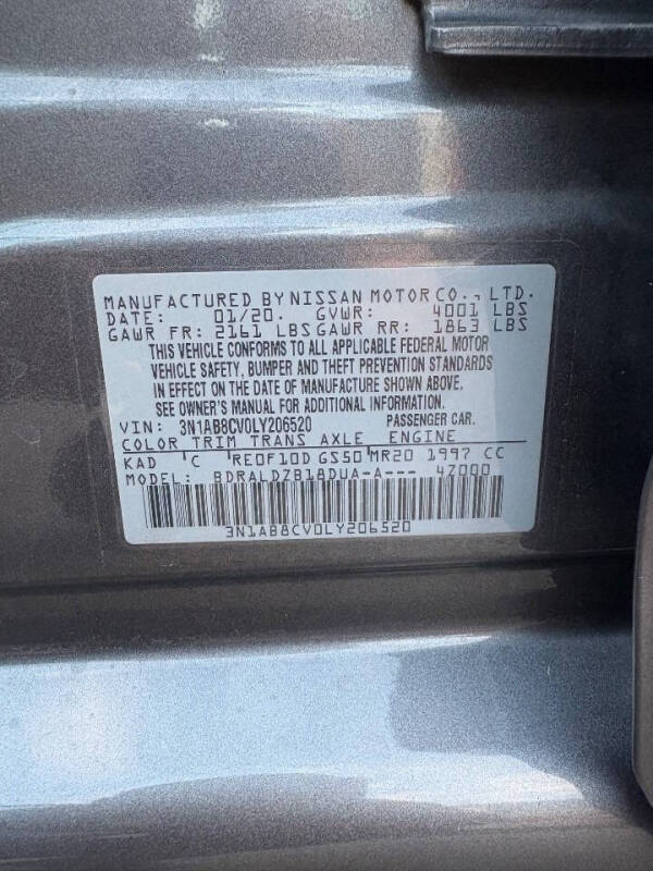 2020 Nissan Sentra SV