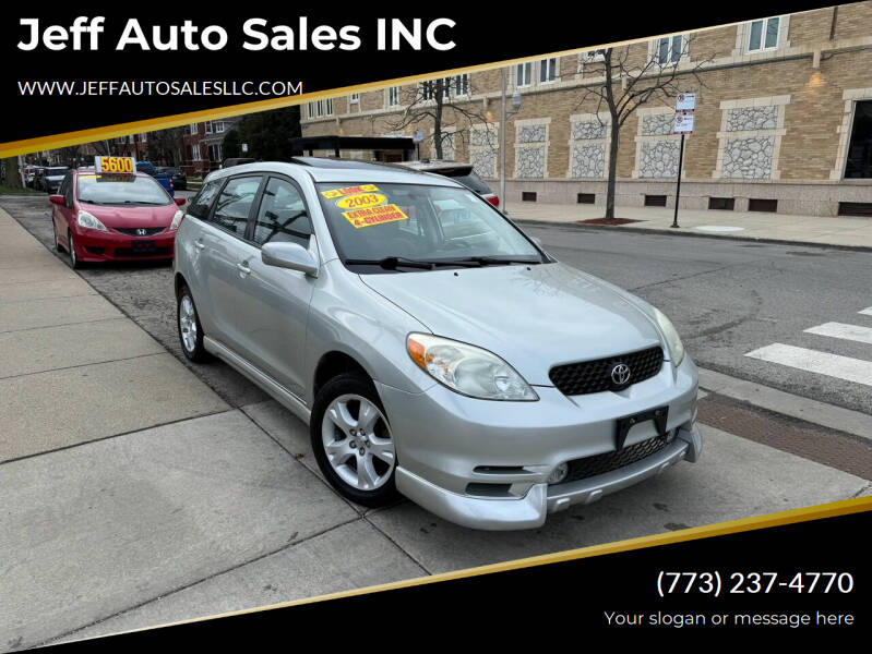 2003 Toyota Matrix for sale at Jeff Auto Sales INC in Chicago IL