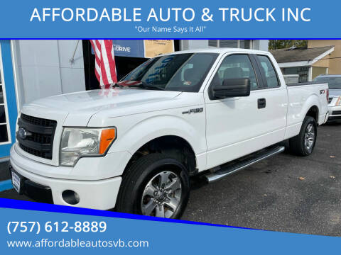 2014 Ford F-150 for sale at AFFORDABLE AUTO & TRUCK INC in Virginia Beach VA
