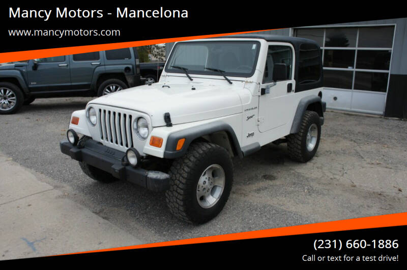 2002 Jeep Wrangler for sale at Mancy Motors in Mancelona MI