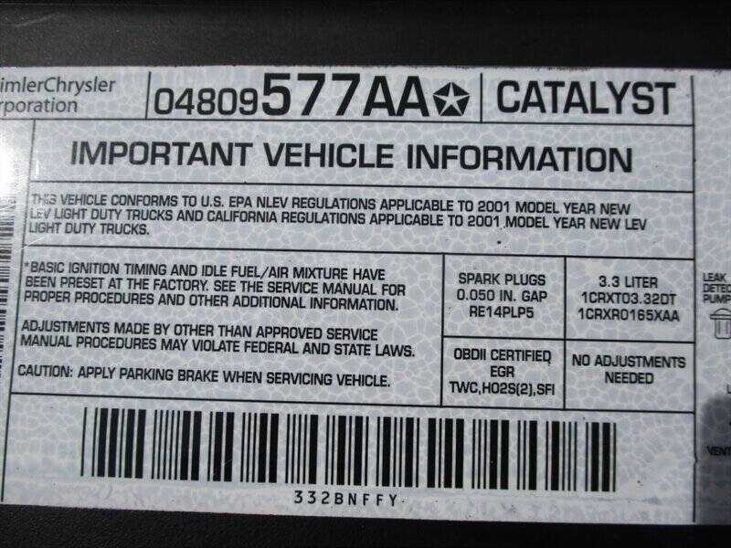2001 Dodge Caravan Sport