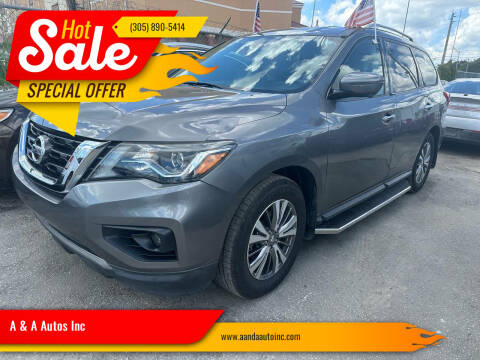 2019 Nissan Pathfinder for sale at A & A Autos Inc in Homestead FL