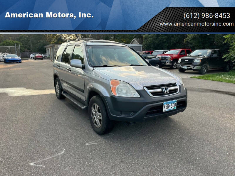 2004 Honda CR-V for sale at AMERICAN MOTORS, INC. in Farmington MN