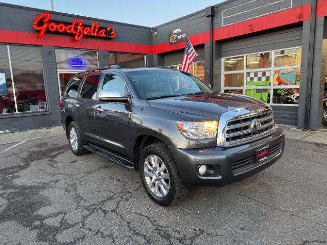 2012 Toyota Sequoia for sale at Goodfella's  Motor Company in Tacoma WA