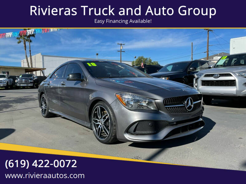 2018 Mercedes-Benz CLA for sale at Rivieras Truck and Auto Group in Chula Vista CA