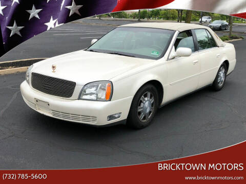 2003 Cadillac DeVille for sale at Bricktown Motors in Brick NJ