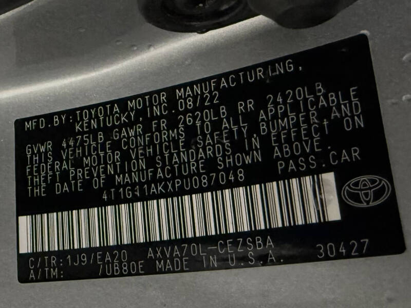 2023 Toyota Camry SE