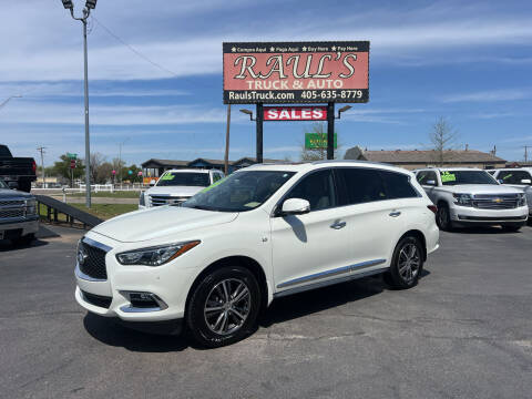 2017 Infiniti QX60 for sale at RAUL'S TRUCK & AUTO SALES, INC in Oklahoma City OK