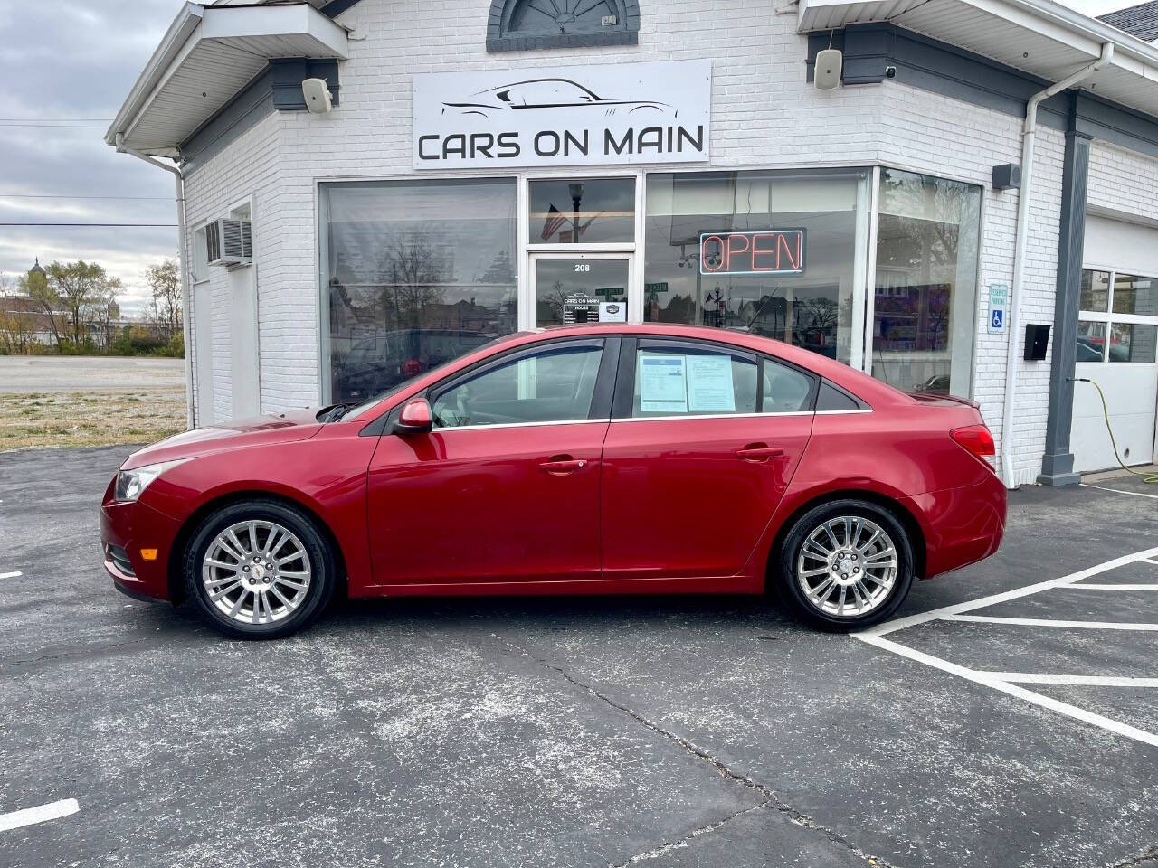 2012 Chevrolet Cruze for sale at Cars On Main in Findlay, OH