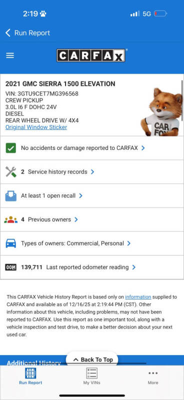 2021 GMC Sierra 1500 Elevation