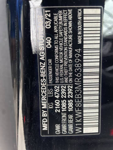 2021 Mercedes-Benz C-Class C 300 4MATIC