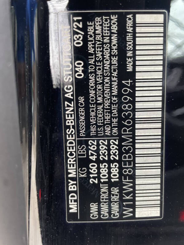2021 Mercedes-Benz C-Class C 300 4MATIC
