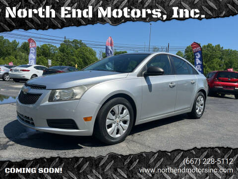 2013 Chevrolet Cruze for sale at North End Motors, Inc. in Aberdeen MD