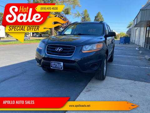 2010 Hyundai Santa Fe for sale at APOLLO AUTO SALES in Sacramento CA