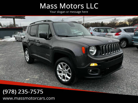 2017 Jeep Renegade for sale at Mass Motors LLC in Worcester MA