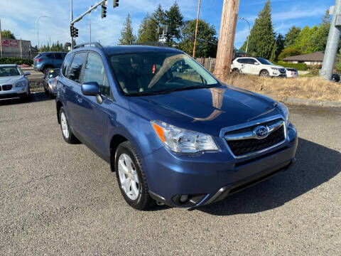 2014 Subaru Forester for sale at KARMA AUTO SALES in Federal Way WA