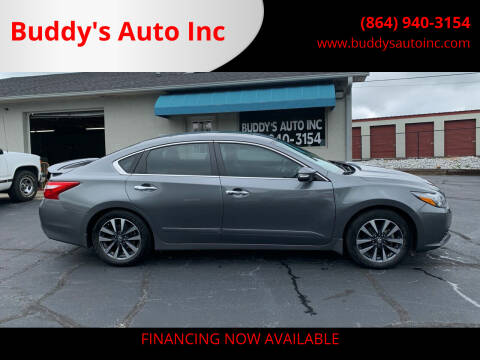 2016 Nissan Altima for sale at Buddy's Auto Inc in Pendleton SC