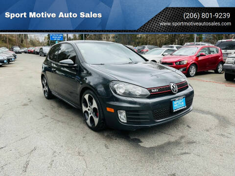 2013 Volkswagen GTI for sale at Sport Motive Auto Sales in Seattle WA