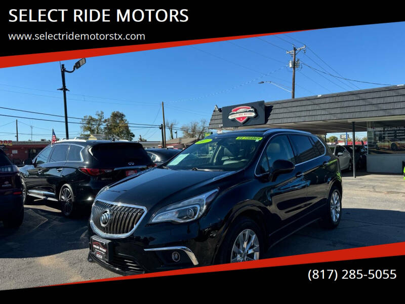 2017 Buick Envision for sale at SELECT RIDE MOTORS in Arlington TX