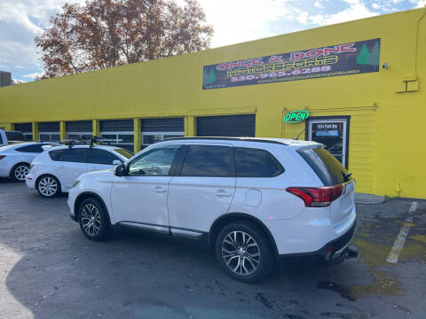 2016 Mitsubishi Outlander for sale at Once and Done Motorsports in Chico CA
