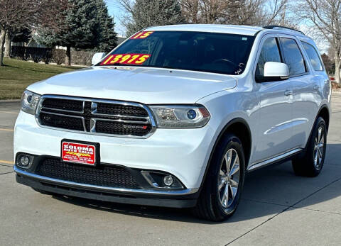 2015 Dodge Durango for sale at SOLOMA AUTO SALES in Grand Island NE