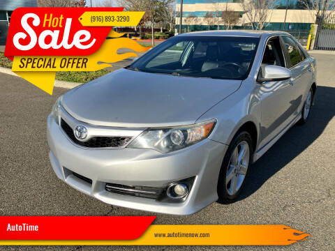 2012 Toyota Camry for sale at AutoTime in Sacramento CA