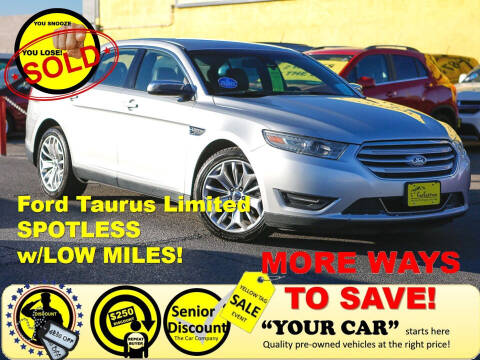 2014 Ford Taurus for sale at The Car Company in Las Vegas NV