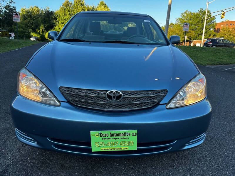 2004 Toyota Camry for sale at Euro Automotive LLC in Falls Church VA