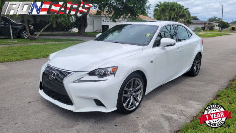 2015 Lexus IS 250 for sale at IRON CARS in Hollywood FL