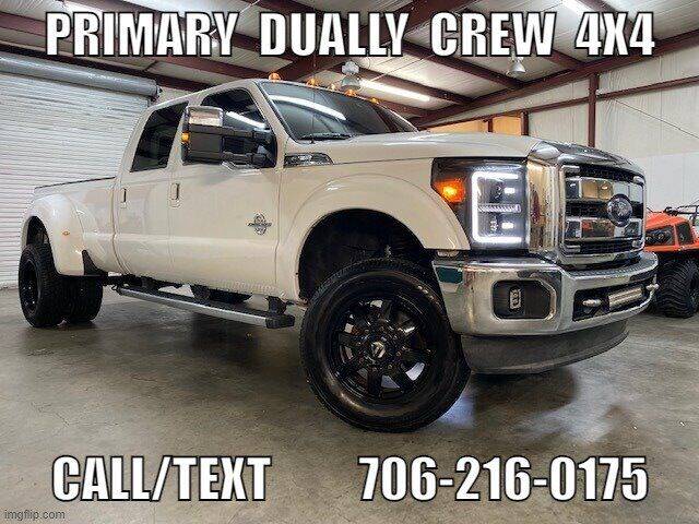 2012 Ford F-350 Super Duty for sale at PRIMARY AUTO GROUP Jeep Wrangler Hummer Argo Sherp in Dawsonville GA