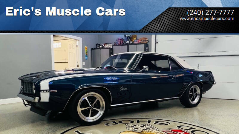 1969 Chevrolet Camaro for sale at Eric's Muscle Cars in Clarksburg MD