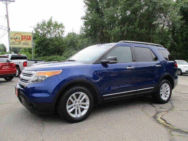 Blue 2013 Ford Explorer XLT AWD XLT 4dr SUV 1