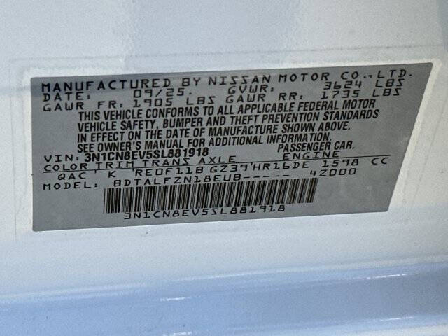 2025 Nissan Versa SV