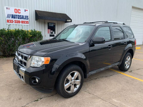 2010 Ford Escape for sale at OC AutoSales in Pearland TX