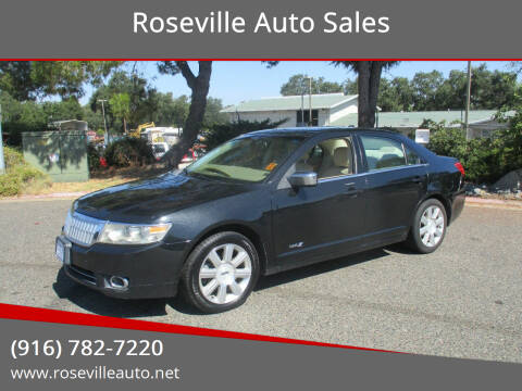 2009 Lincoln MKZ for sale at Roseville Auto Sales in Roseville CA