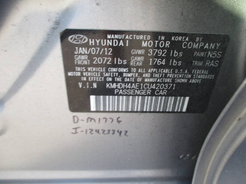 2012 Hyundai Elantra GLS