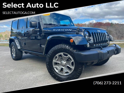 2016 Jeep Wrangler Unlimited for sale at Select Auto LLC in Ellijay GA