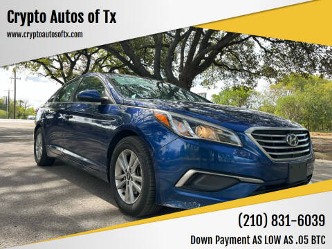 2016 Hyundai Sonata for sale at Crypto Autos of Tx in San Antonio TX