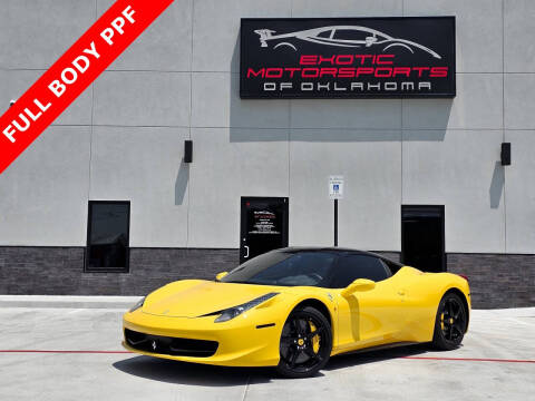 2011 Ferrari 458 Italia for sale at Exotic Motorsports of Oklahoma in Edmond OK