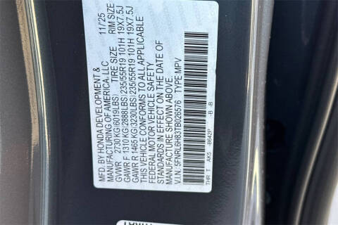 2026 Honda Odyssey Touring