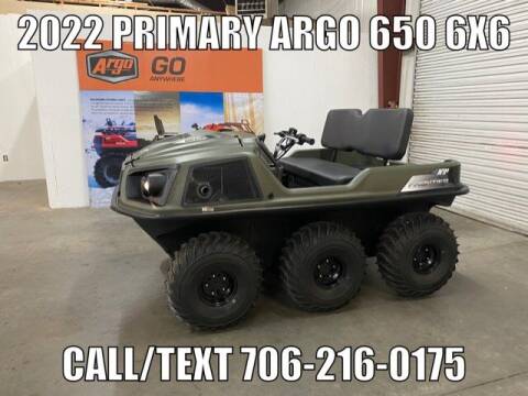 2022 Argo Frontier 650 6x6 for sale at PRIMARY AUTO GROUP Jeep Wrangler Hummer Argo Sherp in Dawsonville GA