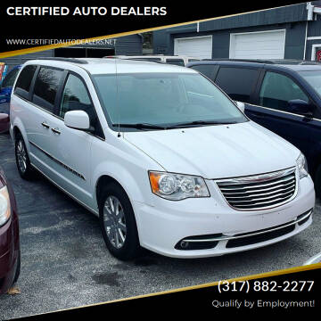 2015 Chrysler Town and Country for sale at CERTIFIED AUTO DEALERS in Greenwood IN