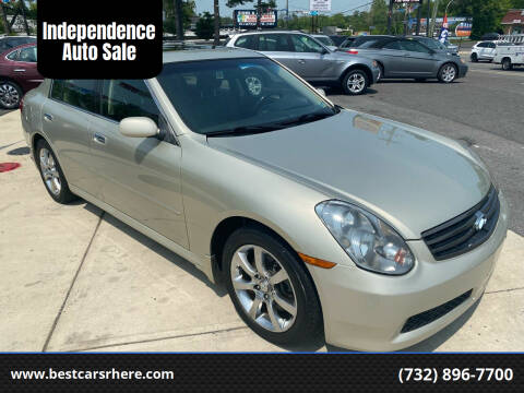2005 Infiniti G35 for sale at Independence Auto Sale in Bordentown NJ