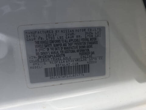 2018 Nissan Versa S Plus