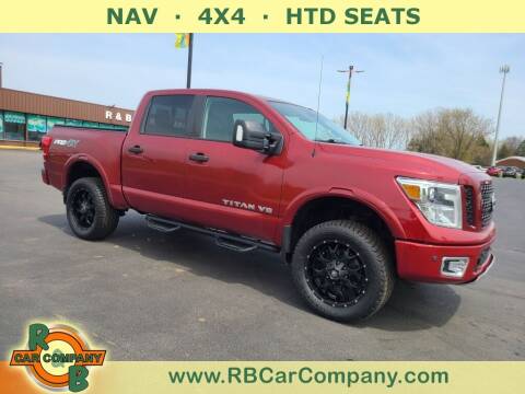 2018 Nissan Titan for sale at R & B Car Co in Warsaw IN