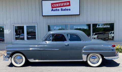 1949 Chrysler New Yorker for sale at Certified Auto Sales in Des Moines IA